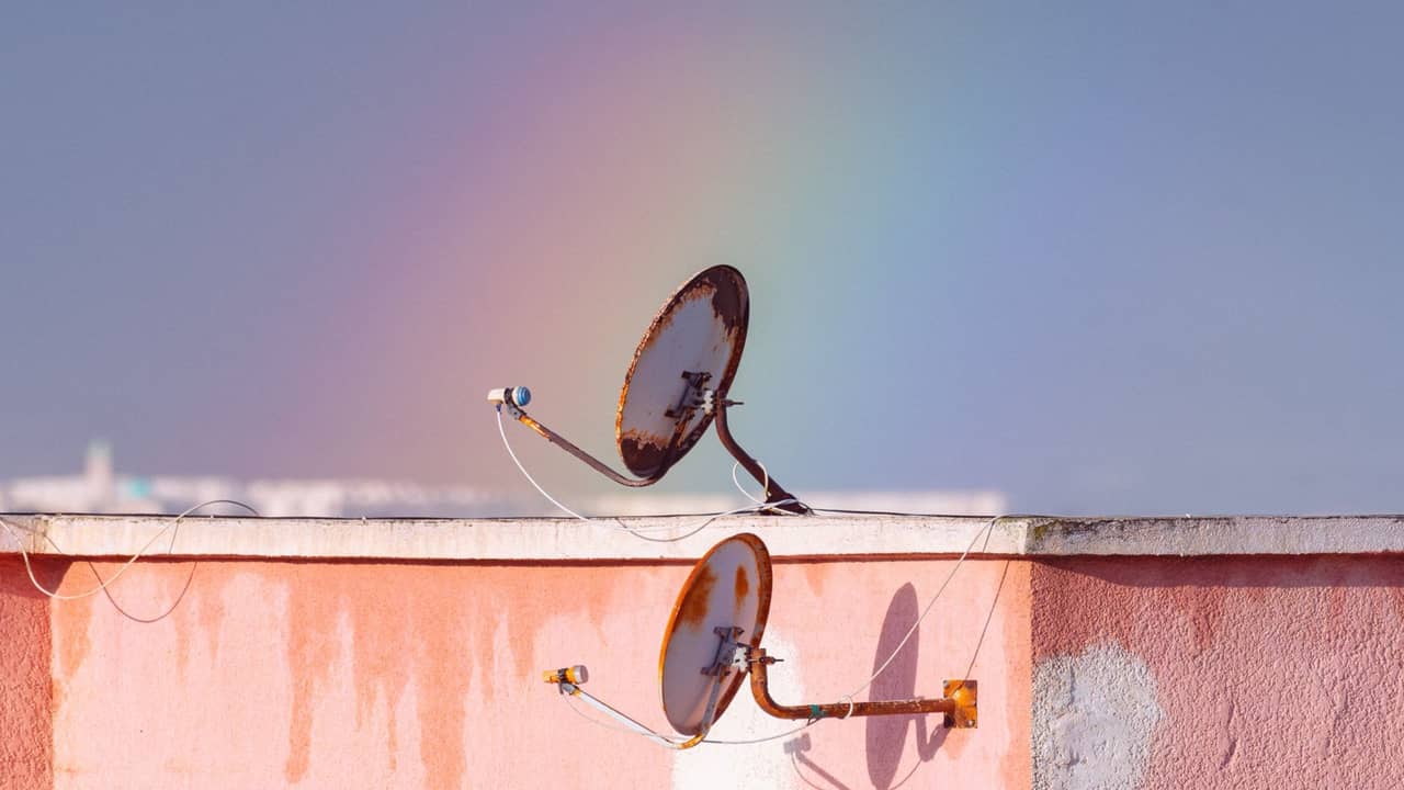 Starlink dish during Nigerian rainy season — rain fade and performance