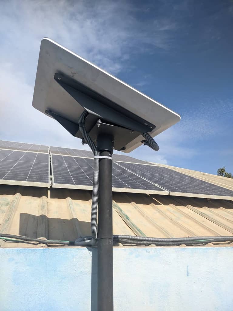 Starlink dish installation in Nigeria — DataGram